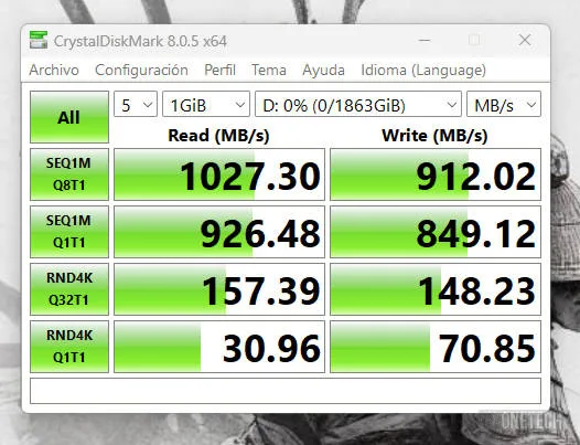 Kingston XS1000R 2TB external SSD - Análisis