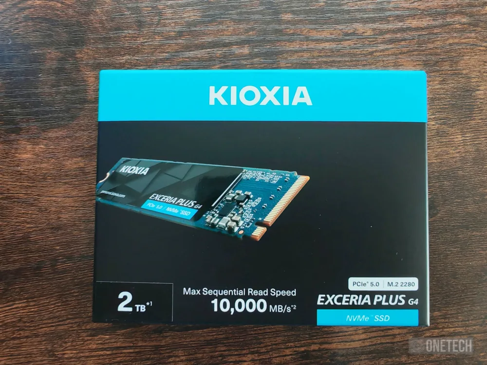 Kioxia Exceria Plus G4, SSD NVMe PCIe 5.0 - Análisis Kioxia Exceria Plus G4, SSD NVMe PCIe 5.0 - Análisis