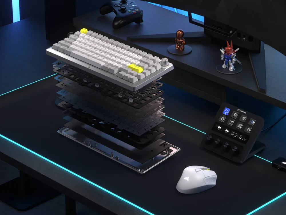 MAKR 75 Barebones Keyboard Kit, el teclado a la carta de Corsair que todo gamer querrá MAKR 75 Barebones Keyboard Kit, el teclado a la carta de Corsair que todo gamer querrá