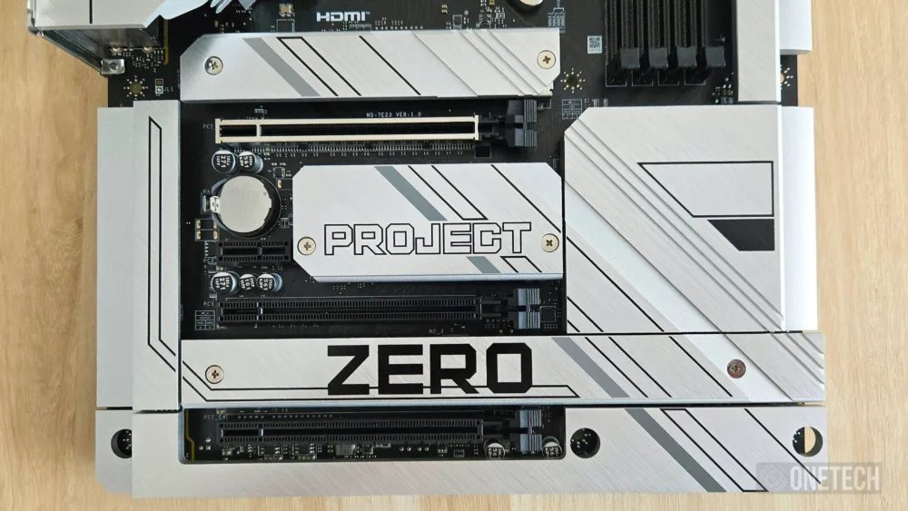 MSI Z790 Project Zero, placa base con conexión trasera - Análisis