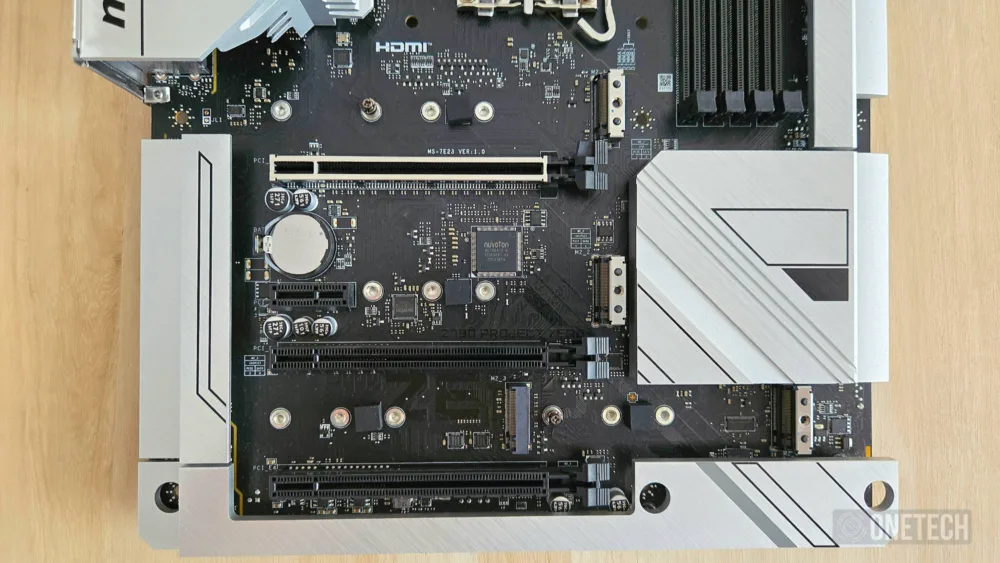 MSI Z790 Project Zero, placa base con conexión trasera - Análisis