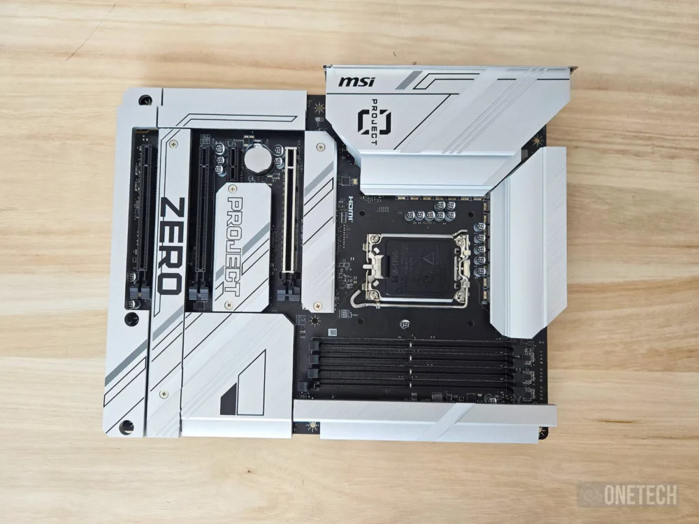 MSI Z790 Project Zero, placa base con conexión trasera - Análisis