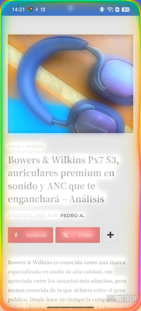 OPPO Reno14: cuando el éxito está en la moderación - Análisis OPPO Reno14: cuando el éxito está en la moderación - Análisis