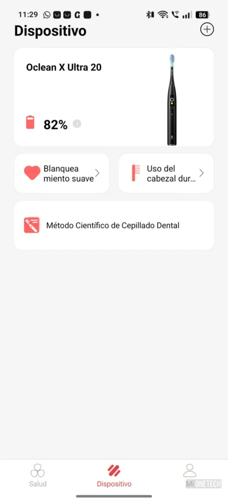 Oclean X Ultra 20 S, el cepillo inteligente que te enseña a cepillarte los dientes - Análisis Oclean X Ultra 20 S, el cepillo inteligente que te enseña a cepillarte los dientes - Análisis