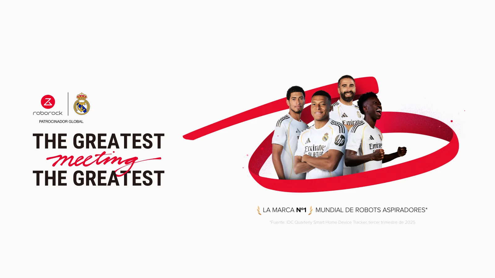 Roborock se alía con el Real Madrid en una «unión entre los más grandes»
