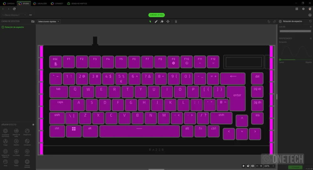 Razer BlackWidow V4 Pro 75%, un teclado premium con Snap Tap, Hot Swap y pantalla OLED - Análisis