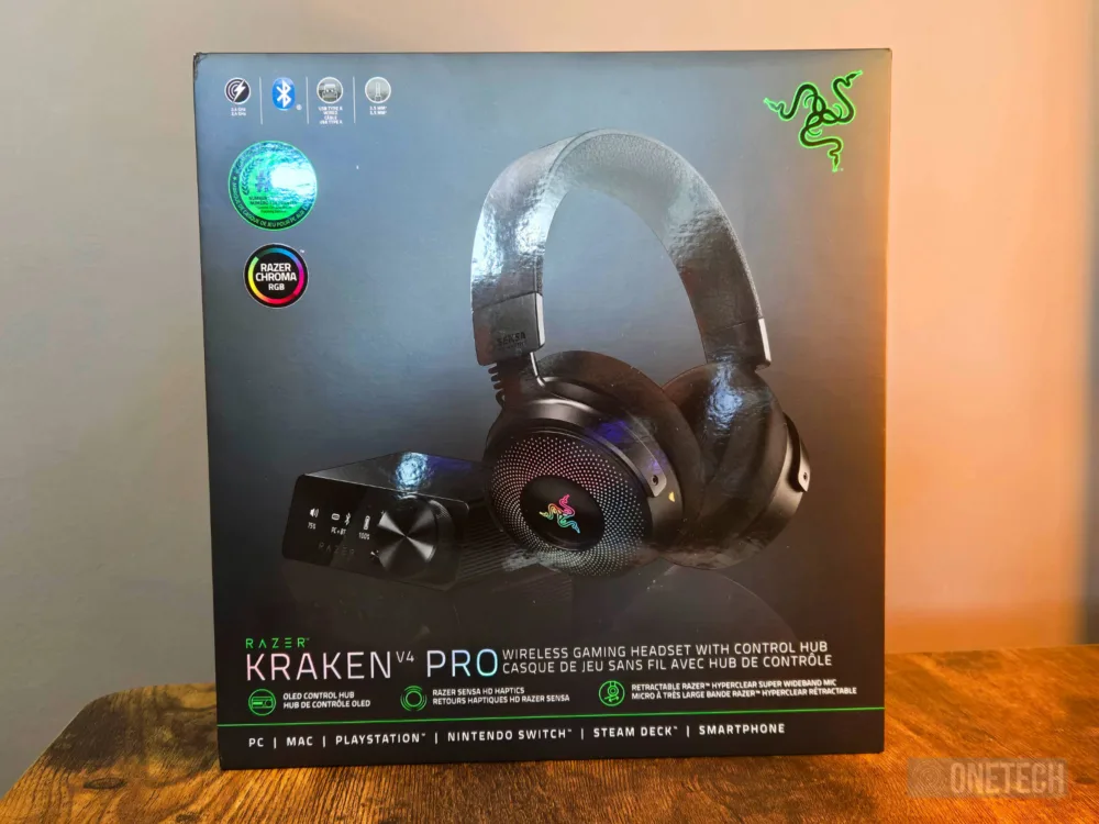 Razer Kraken V4 Pro, calidad que convence y una pantalla OLED para marcar la diferencia - Análisis