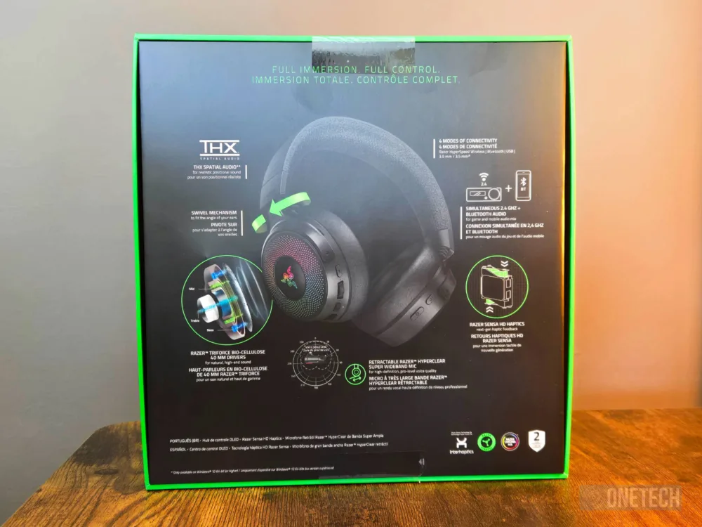 Razer Kraken V4 Pro, calidad que convence y una pantalla OLED para marcar la diferencia - Análisis