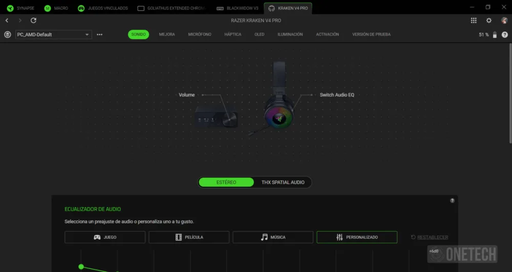 Razer Kraken V4 Pro, calidad que convence y una pantalla OLED para marcar la diferencia - Análisis