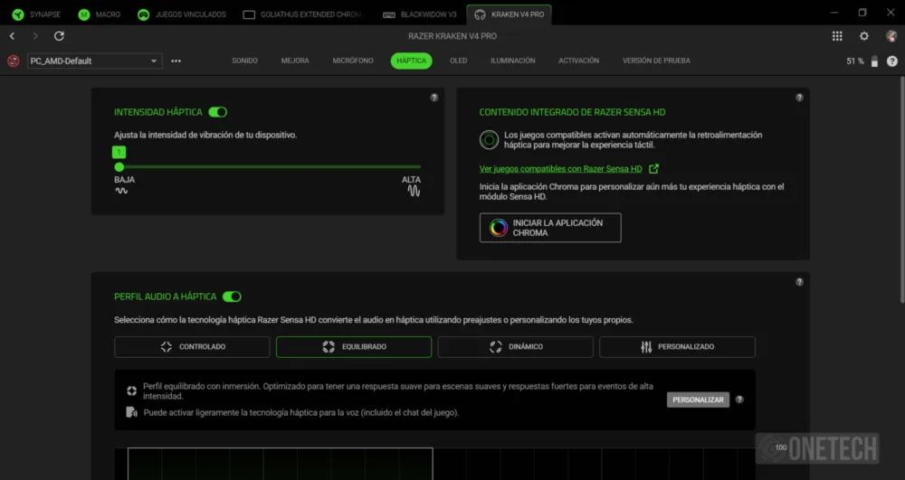 Razer Kraken V4 Pro, calidad que convence y una pantalla OLED para marcar la diferencia - Análisis