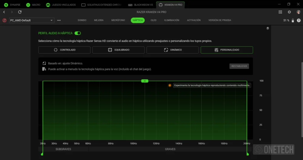 Razer Kraken V4 Pro, calidad que convence y una pantalla OLED para marcar la diferencia - Análisis