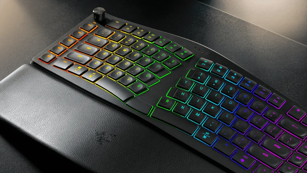 Razer no es solo gaming y lo demuestra con un teclado ergonómico que impulsa tu productividad