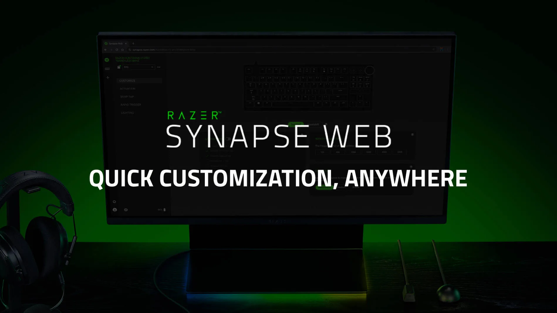 Ya puedes controlar tus dispositivos Razer desde el navegador: llega Razer Synapse Web