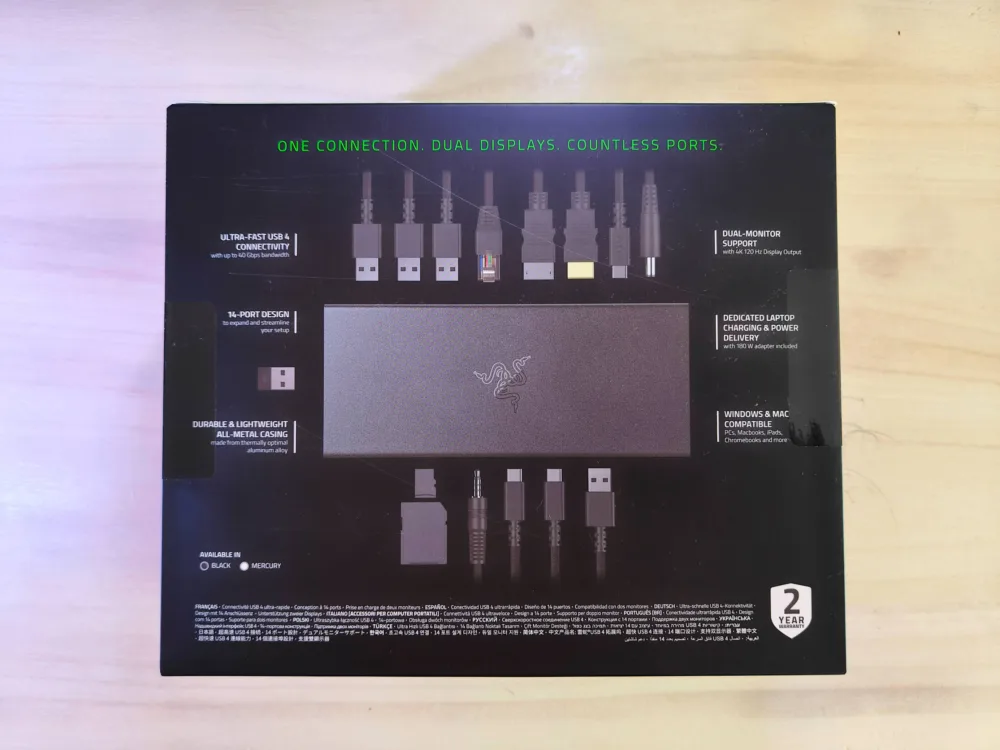 Razer USB 4 Dock: la forma de ampliar la productividad de tu portátil o tablet Razer USB 4 Dock: la forma de ampliar la productividad de tu portátil o tablet