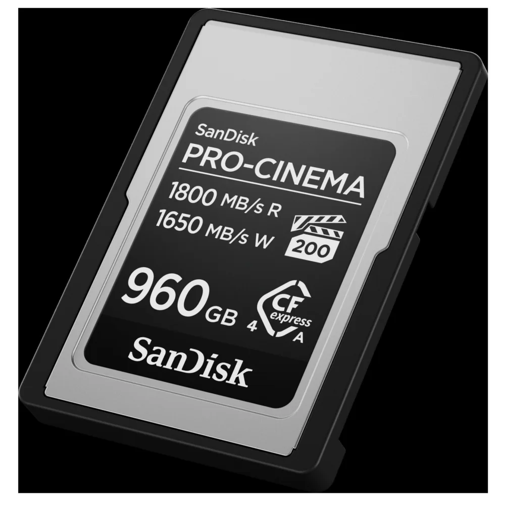 Sandisk PRO-CINEMA CFexpress Tipo A, la tarjeta de memoria para fotógrafos y cámaras