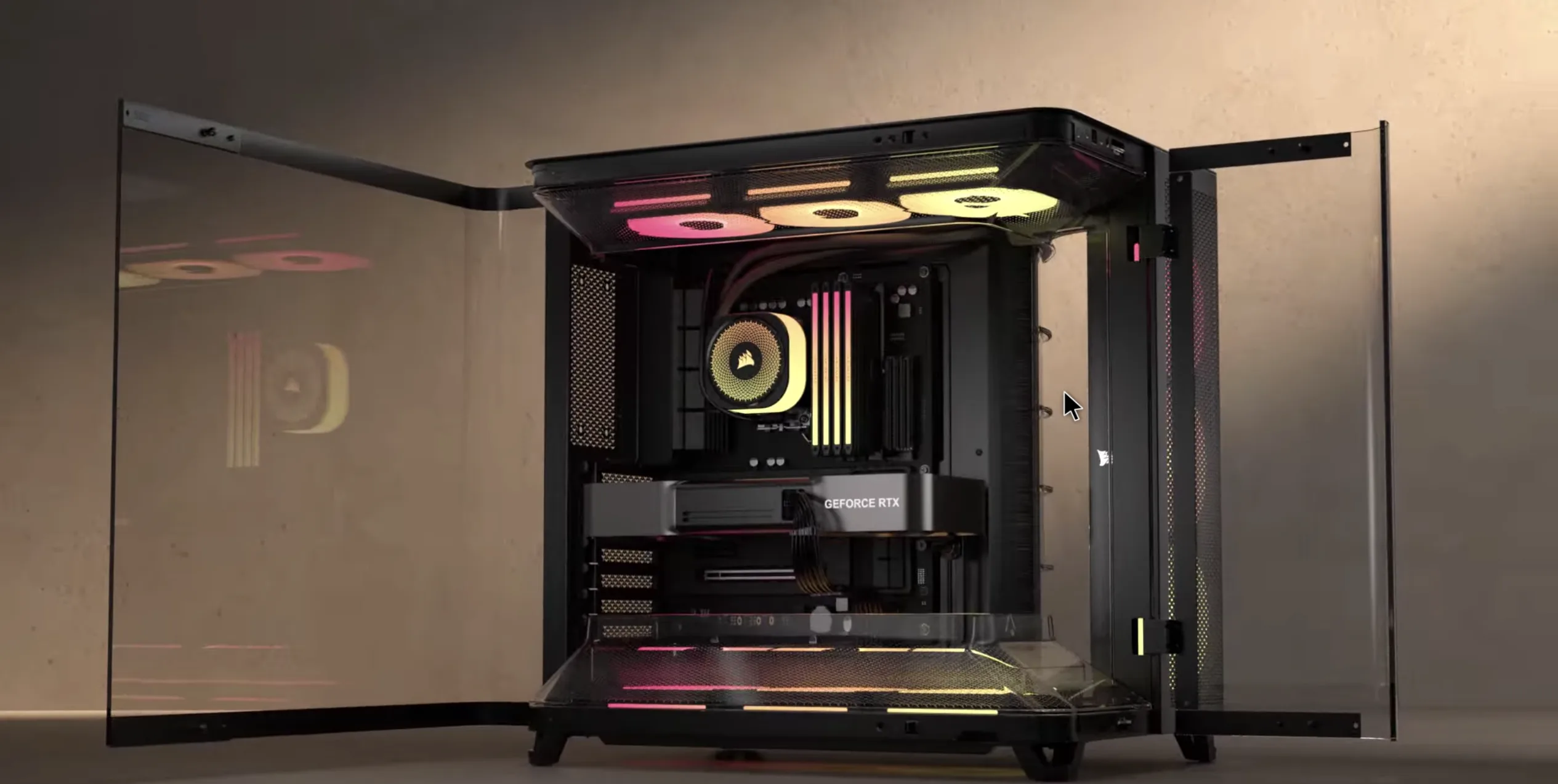 Corsair Air 5400, el chasis de PC que supera los límites con su triple cámara Corsair Air 5400, el chasis de PC que supera los límites con su triple cámara