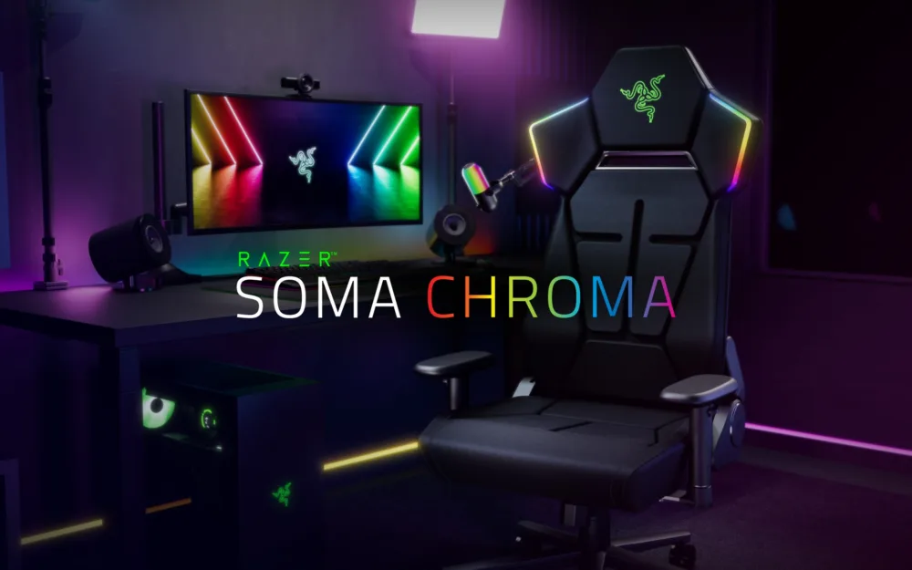 Razer lleva la iluminación Chroma a otro nivel: ahora te sentarás en ella