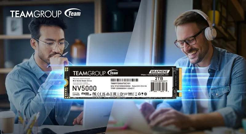 TEAMGROUP Unveils NV5000 M.2 PCIe 4.0 SSD - High-Speed Performance for E...