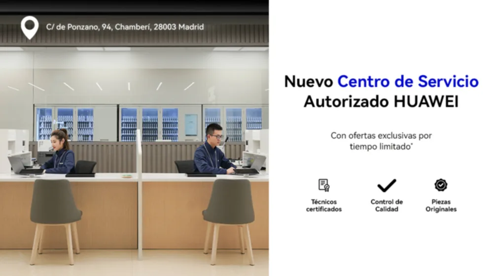 Huawei reafirma su apuesta por España con un nuevo centro postventa autorizado en Madrid Huawei reafirma su apuesta por España con un nuevo centro postventa autorizado en Madrid