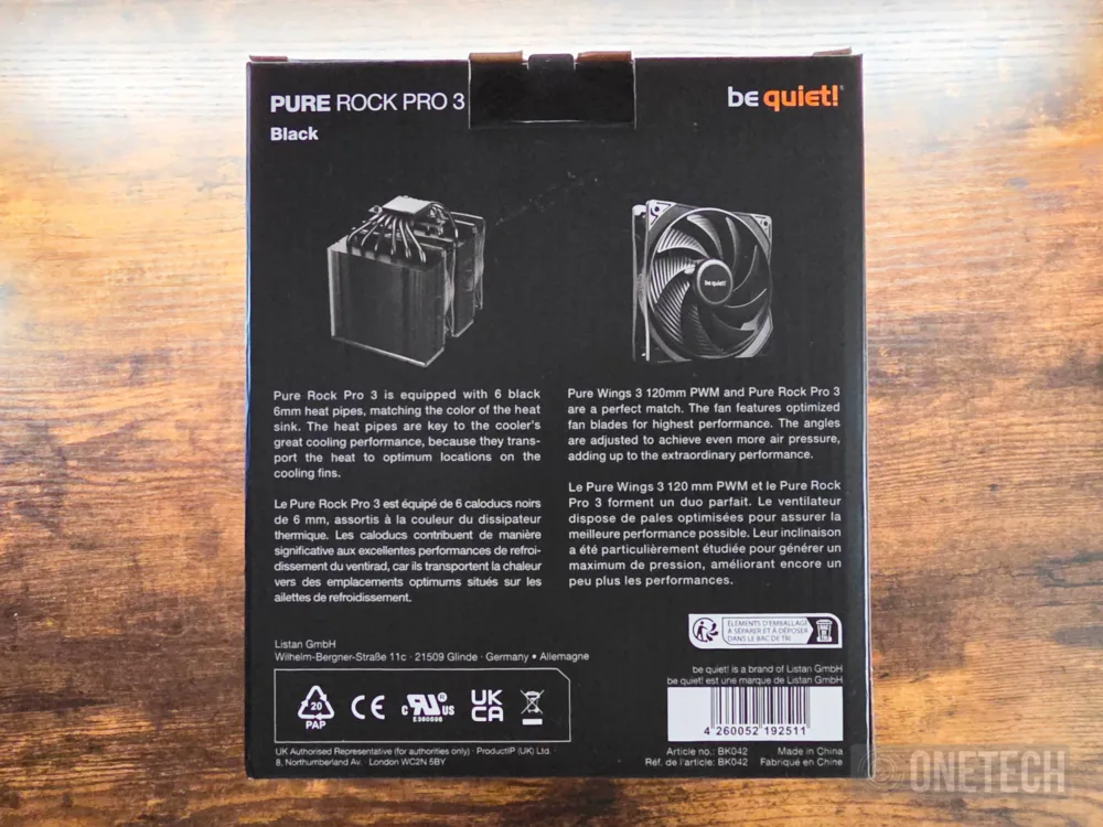 be quiet! Pure Rock Pro 3 Black, análisis completo y opinión be quiet! Pure Rock Pro 3 Black, análisis completo y opinión