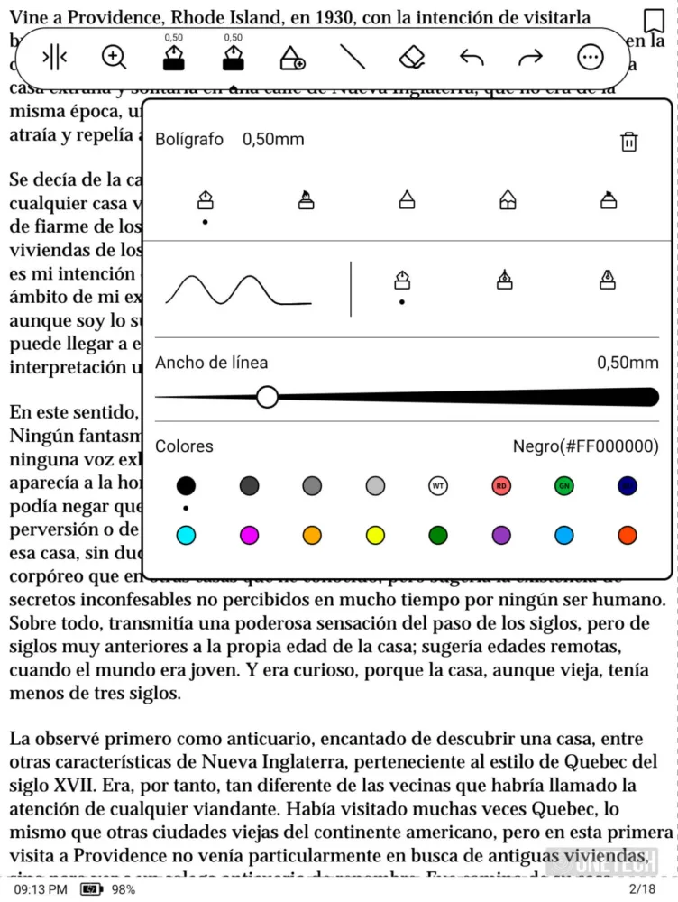 BOOX Go Color 7 (Gen Ⅱ): tan compacto como recomendable si buscas pantalla de tinta a color - Análisis