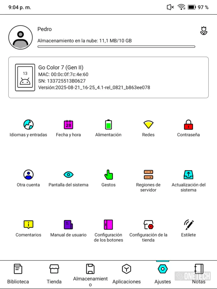 BOOX Go Color 7 (Gen Ⅱ): tan compacto como recomendable si buscas pantalla de tinta a color - Análisis