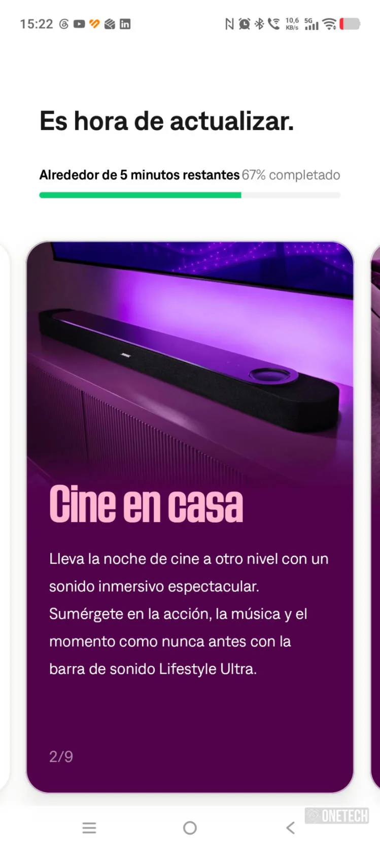 Bose Lifestyle Ultra Soundbar + SubWoofer: un dúo con un sonido digno de un mundial - Análisis Bose Lifestyle Ultra Soundbar + SubWoofer: un dúo con un sonido digno de un mundial - Análisis