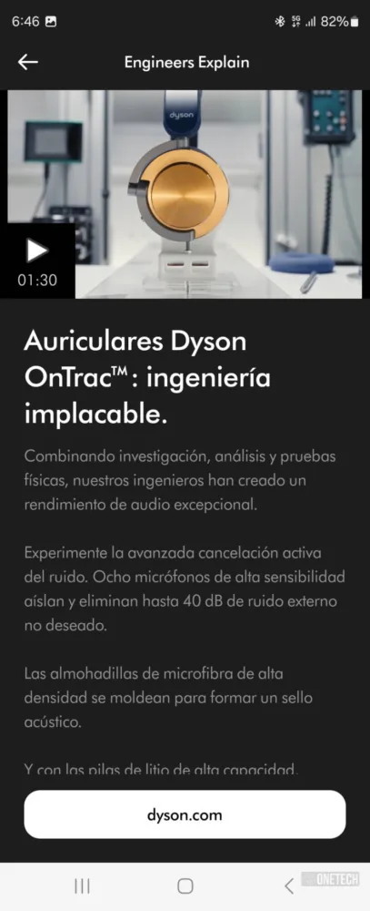 Dyson OnTrac: sonido, ANC y una autonomía que buscan destacar- Análisis