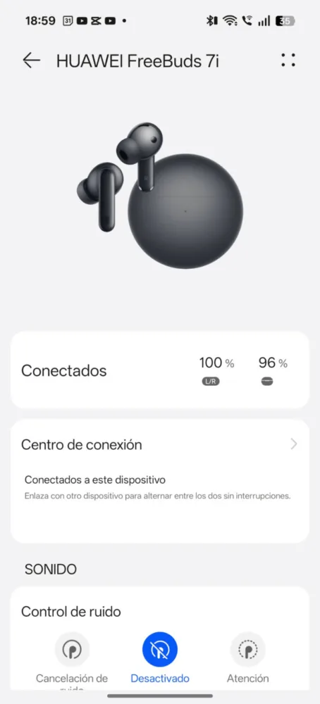 Huawei FreeBuds 7i, cancelación de ruido y sonido Hi-Res por menos de lo que esperas - Análisis Huawei FreeBuds 7i, cancelación de ruido y sonido Hi-Res por menos de lo que esperas - Análisis