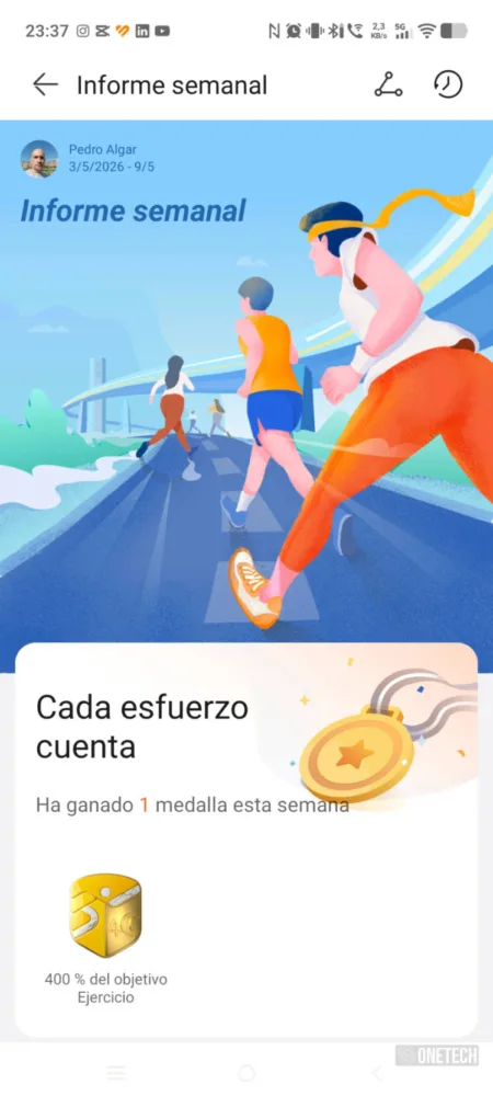 Huawei Watch Fit 5 a fondo: el deporte con estilo y una batería que no se acaba - Análisis