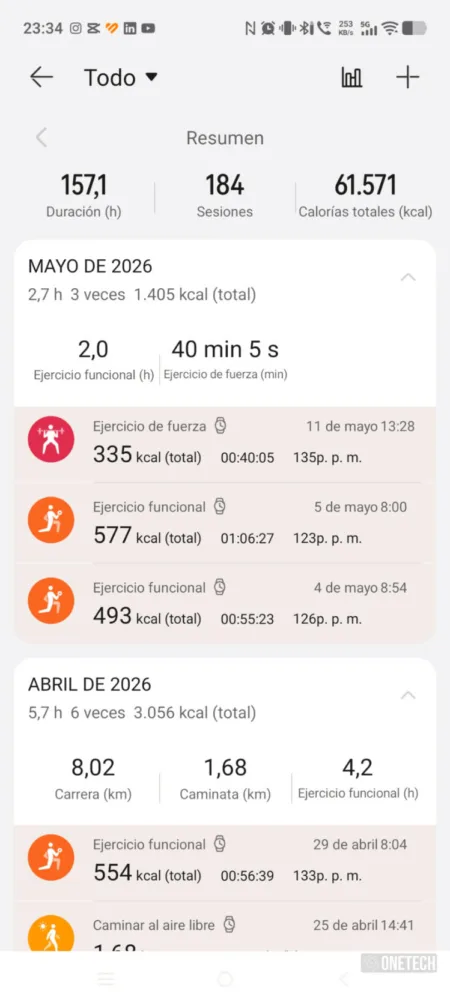 Huawei Watch Fit 5 a fondo: el deporte con estilo y una batería que no se acaba - Análisis