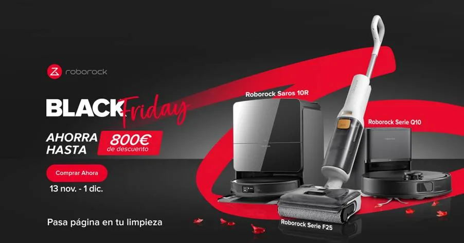 No esperes al Black Friday: aprovecha las ofertas de Roborock y sus grandes descuentos