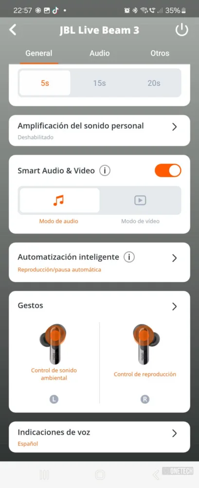 JBL Live Beam 3, cuando el estuche es (casi) tan sorprendente como los auriculares - Análisis