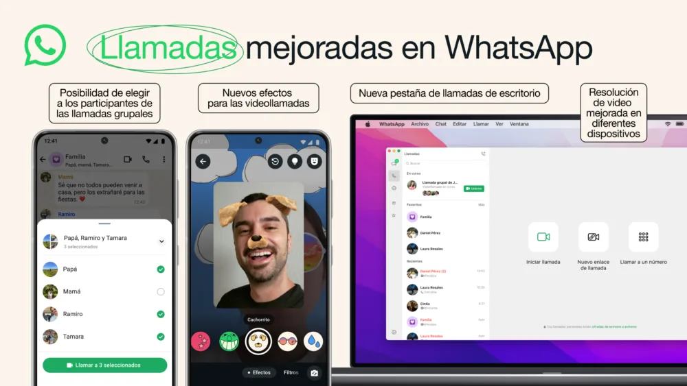 Las llamadas por WhatsApp desde hoy van a mejorar