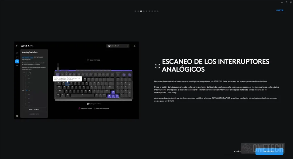 Logitech G512 X: el teclado que te permite usar interruptores mecánicos y análogicos juntos - Análisis