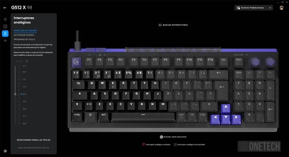Logitech G512 X: el teclado que te permite usar interruptores mecánicos y análogicos juntos - Análisis