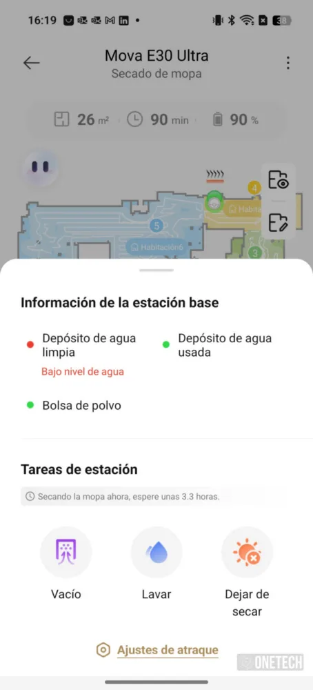 Mova E30 Ultra, una completa aspiradora con base a un precio de derribo - Análisis