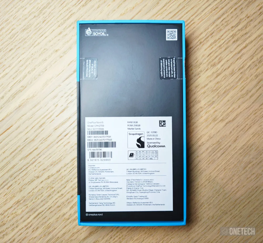 OnePlus Nord 5, gran autonomía en un diseño que incluye "Plus Key" - Análisis OnePlus Nord 5, gran autonomía en un diseño que incluye "Plus Key" - Análisis