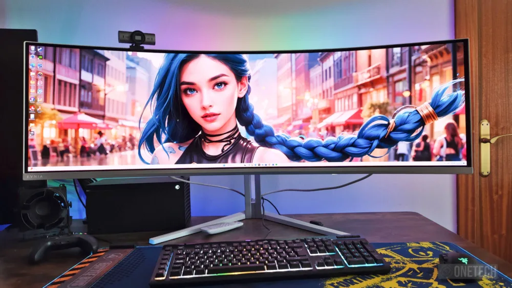 Philips Evnia 8000 series de 49 pulgadas, monitor ultrawide curvo "gaming" - Análisis