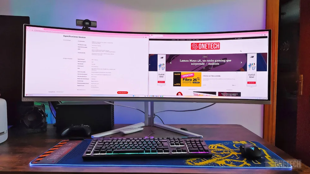 Philips Evnia 8000 series de 49 pulgadas, monitor ultrawide curvo "gaming" - Análisis