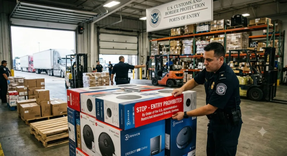 Estados Unidos prohíbe los robots chinos, incluyendo las aspiradores