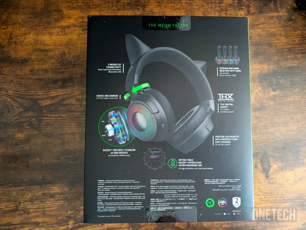 Razer Kraken Kitty V3 Pro, mucho más que solo “orejitas de colores” - Análisis