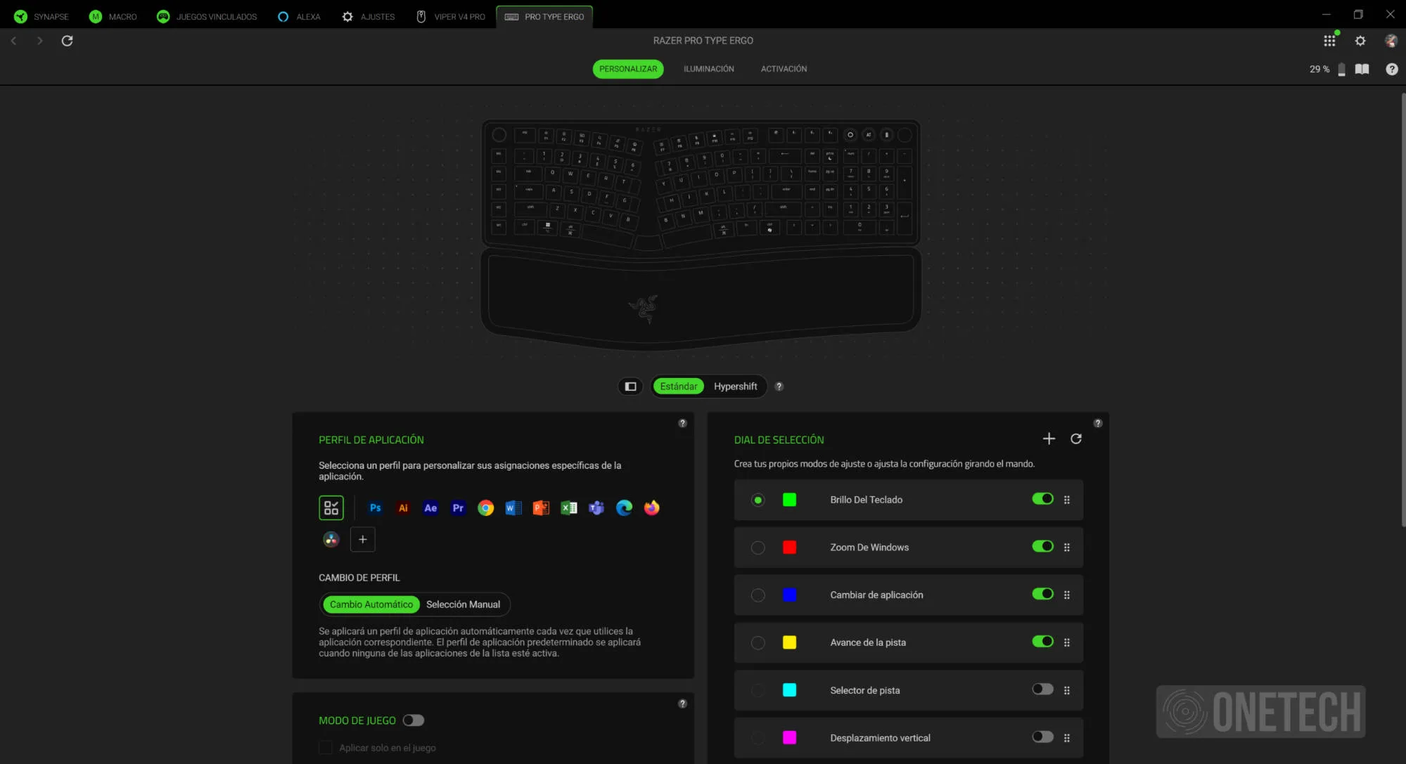 Razer Pro Type Ergo, análisis: un gran teclado ergonómico, pero no para cualquier usuario