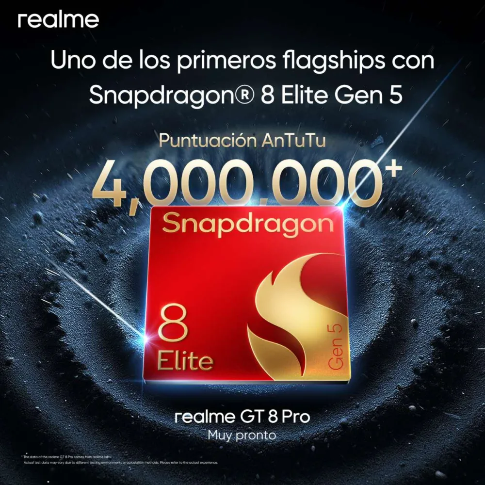 El realme GT 8 Pro llegará a España con el nuevo Snapdragon 8 Elite Gen 5