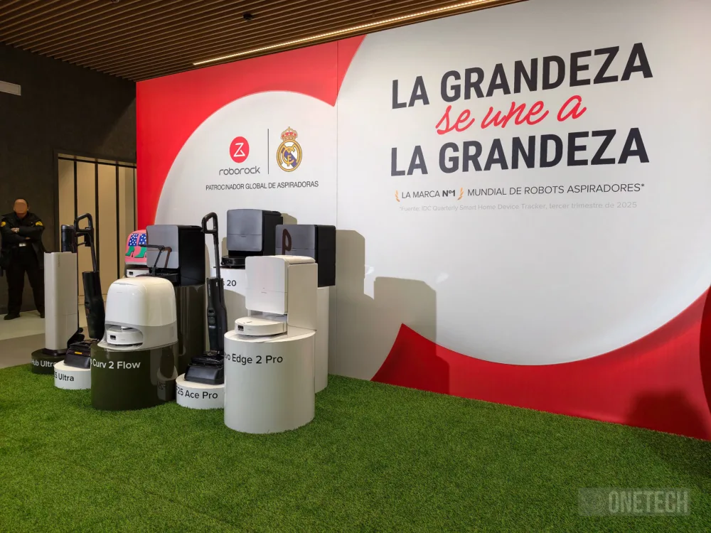 Roborock presenta sus nuevas estrellas en el Bernabéu: llegan a España los Roborock Saros 20, Qrevo Curv 2 Flow y Qrevo Edge 2 Pro Roborock presenta sus nuevas estrellas en el Bernabéu: llegan a España los Roborock Saros 20, Qrevo Curv 2 Flow y Qrevo Edge 2 Pro
