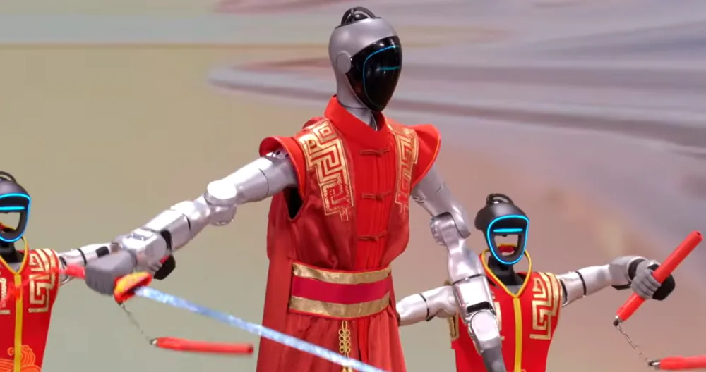 China sorprende al mundo con un ejercito de robots haciendo artes marciales