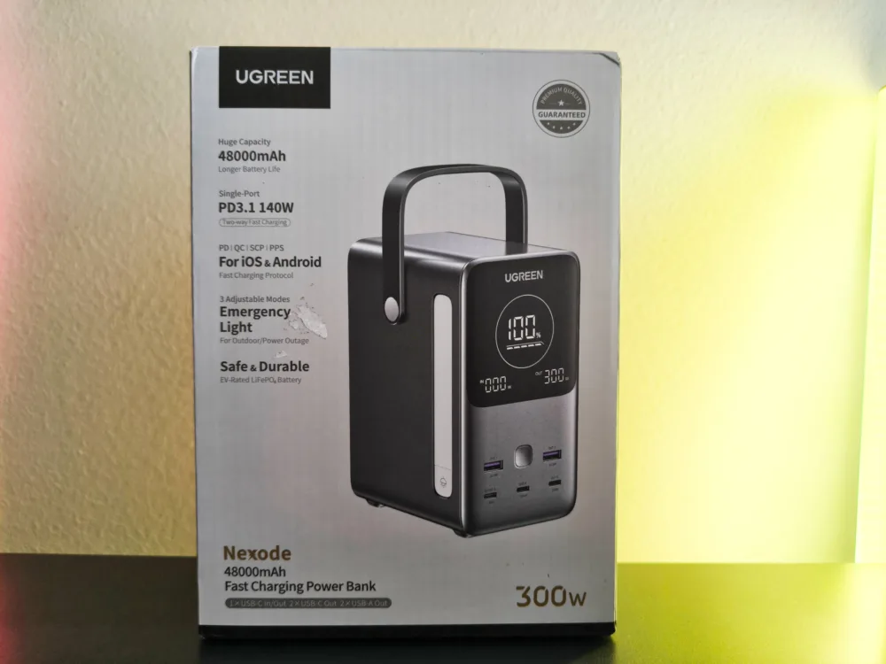 Sin miedo a apagones: probamos la batería UGREEN de 48.000 mAh y carga de 300W Ugreen 48K