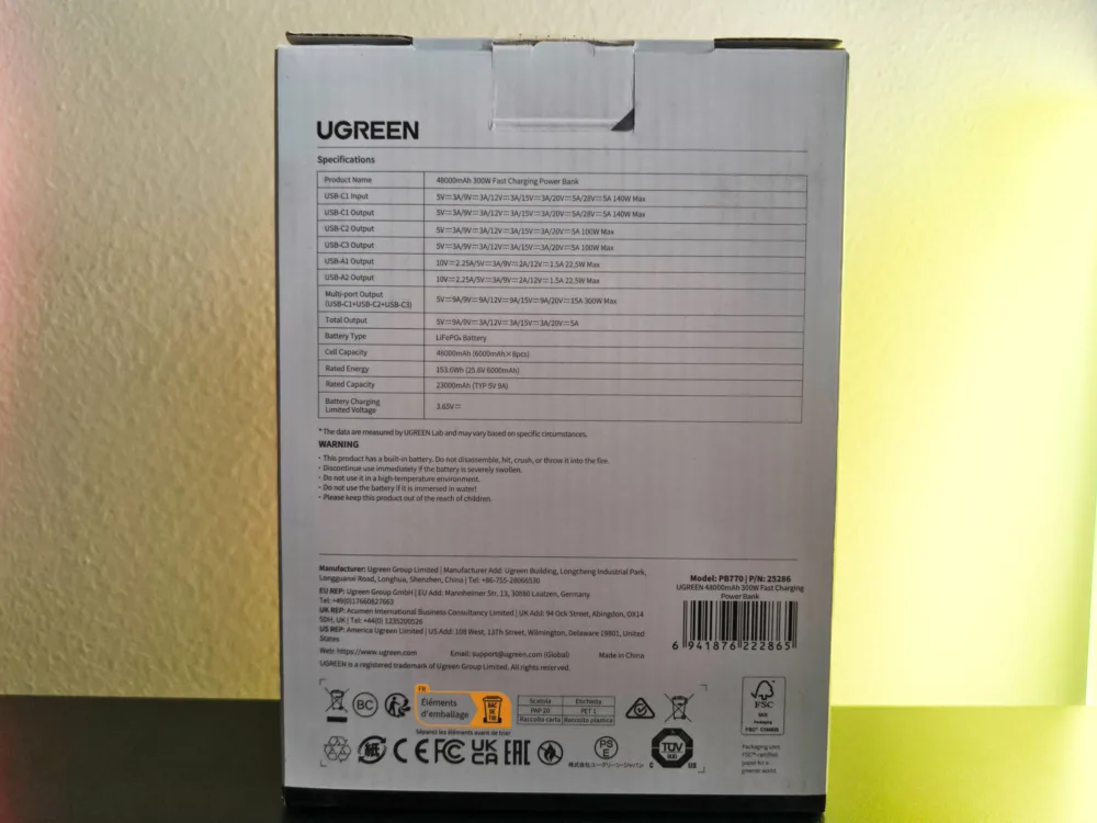 Sin miedo a apagones: probamos la batería UGREEN de 48.000 mAh y carga de 300W Ugreen 48K